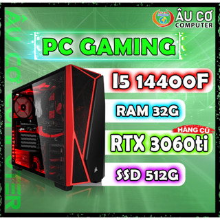  PC Gaming i5 14400f   RTX 3060ti   ram 32G   SSD 512G Case Gaming Máy tính chơi game Giá rẻ nhất 
