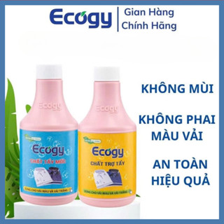 [CÁC LOẠI NƯỚC TẨY ECOGY] 𝗧𝗮̂̉𝘆 𝗺𝗼̂́𝗰, tẩy ố vàng, lem màu, vết trà, cafe,... cho quần áo sạch đẹp