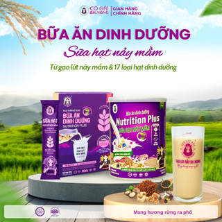  Sữa Hạt Gạo Lứt Nảy Mầm Bh.nong 18 Loại Hạt Thuần Chay - sữa hạt không đường ít calo 