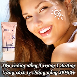 Kem chống nắng Chống nước chống mồ hôi Cách ly tuyệt đối tia cực tím Chống nắng tốt nhất khi đi biển 40g SPF50+