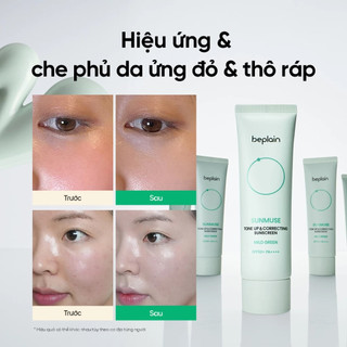 Kem chống nắng Be plain 50ml đủ màu