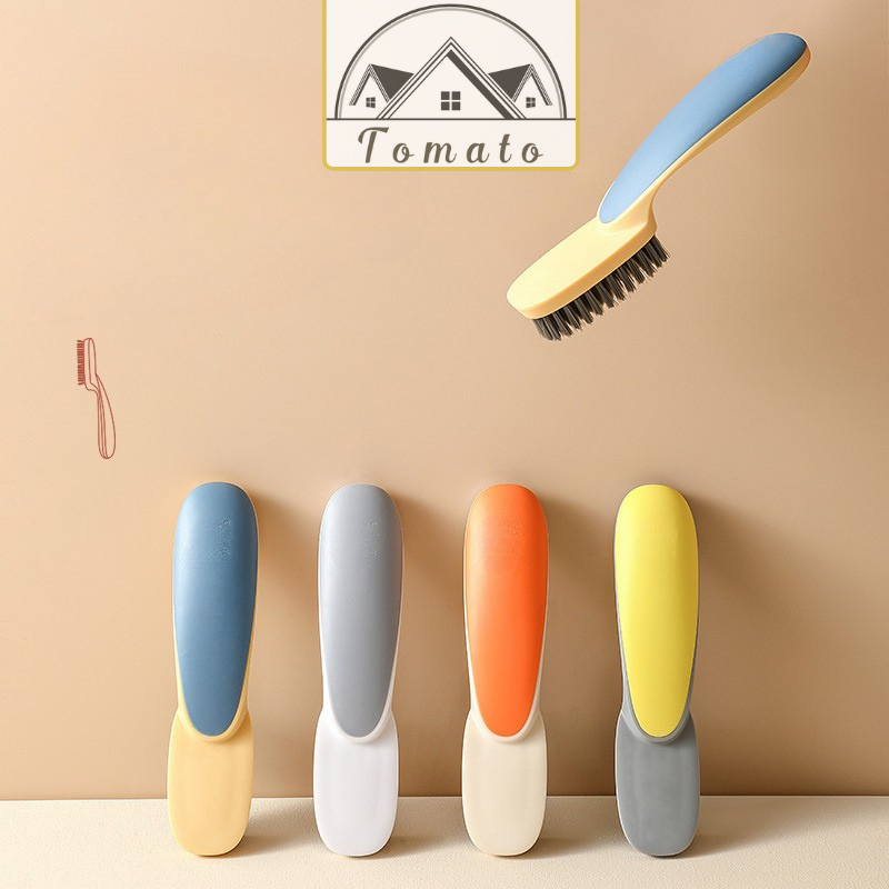 Combo 5 Bàn Chải Đánh Giày Dép Nhỏ Gọn Tiện Lợi, Bàn Chải Đa Năng Cứng Cáp Cầm Lông Nhựa PP Mềm Mại