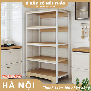  kệ bếp Đa Năng  Kệ Lò Vi Sóng gỗ dễ vệ sinh lau chùi  4 Tầng Gỗ MDF Chống Thấm Nước 