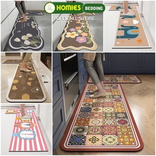  Bộ 2 Thảm Bếp Vải Nỉ Bali HOMIES Bedding & Décor – Thấm Hút Chống Trượt Trang Trí Nhà Bếp 