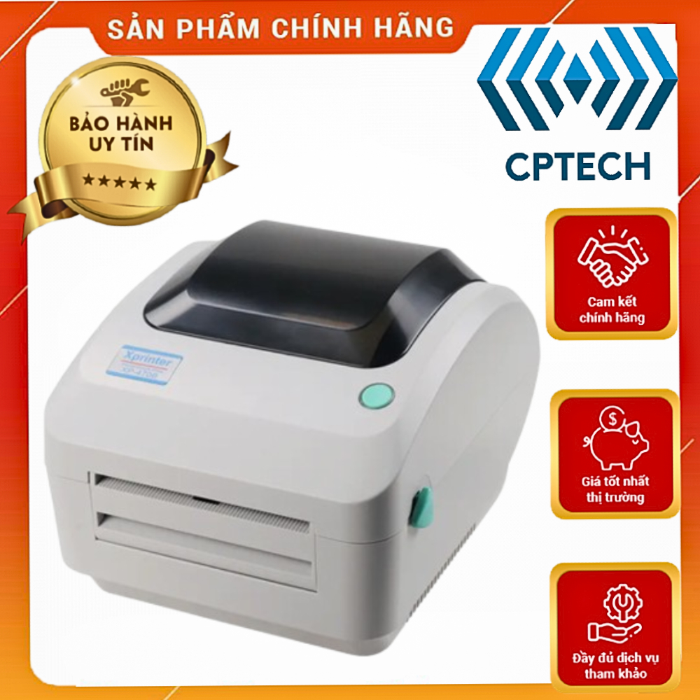Máy In Nhiệt, Máy In Đơn Hàng, Máy In Tem Mã Vạch, Xprinter 470B - In đơn sàn TMĐT Shopee...., In đơ