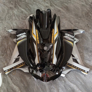  Dàn áo xe Sirius 110 50cc Đen Bạc Ver 2009 - Nhựa ABS cao cấp Tặng tem PVC 3 lớp 