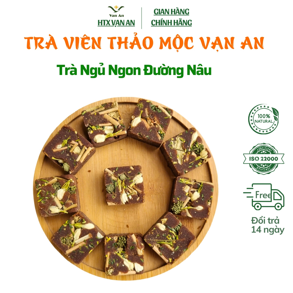 Trà Viên Ngủ Ngon Đường Phèn, Đường Nâu Vạn An Giúp Ngủ Ngon, Hỗ Trợ Trị Mất Ngủ