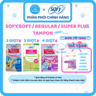  CHE TÊN - Băng Vệ Sinh Sofy Soft   Regular  Super Plus Tampon Siêu Thấm Nhật Bản Chính Hãng- NHI.TNL 