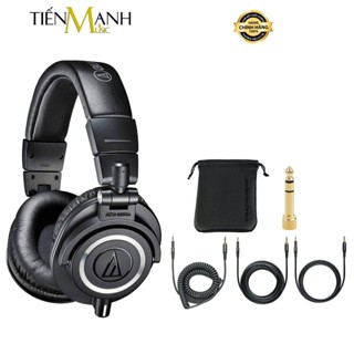 [Chính Hãng, Màu Đen] Tai Nghe Kiểm Âm Audio Technica M50X - Studio Monitor Headphones Professional ATH-M50X ATHM50X