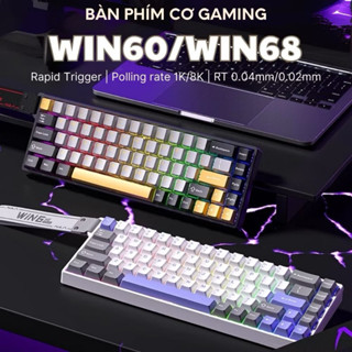  Bàn phím cơ gaming  AULA Win60-68HE | MINI 60HE | Hero 68HE Rapid trigger 8k hz 