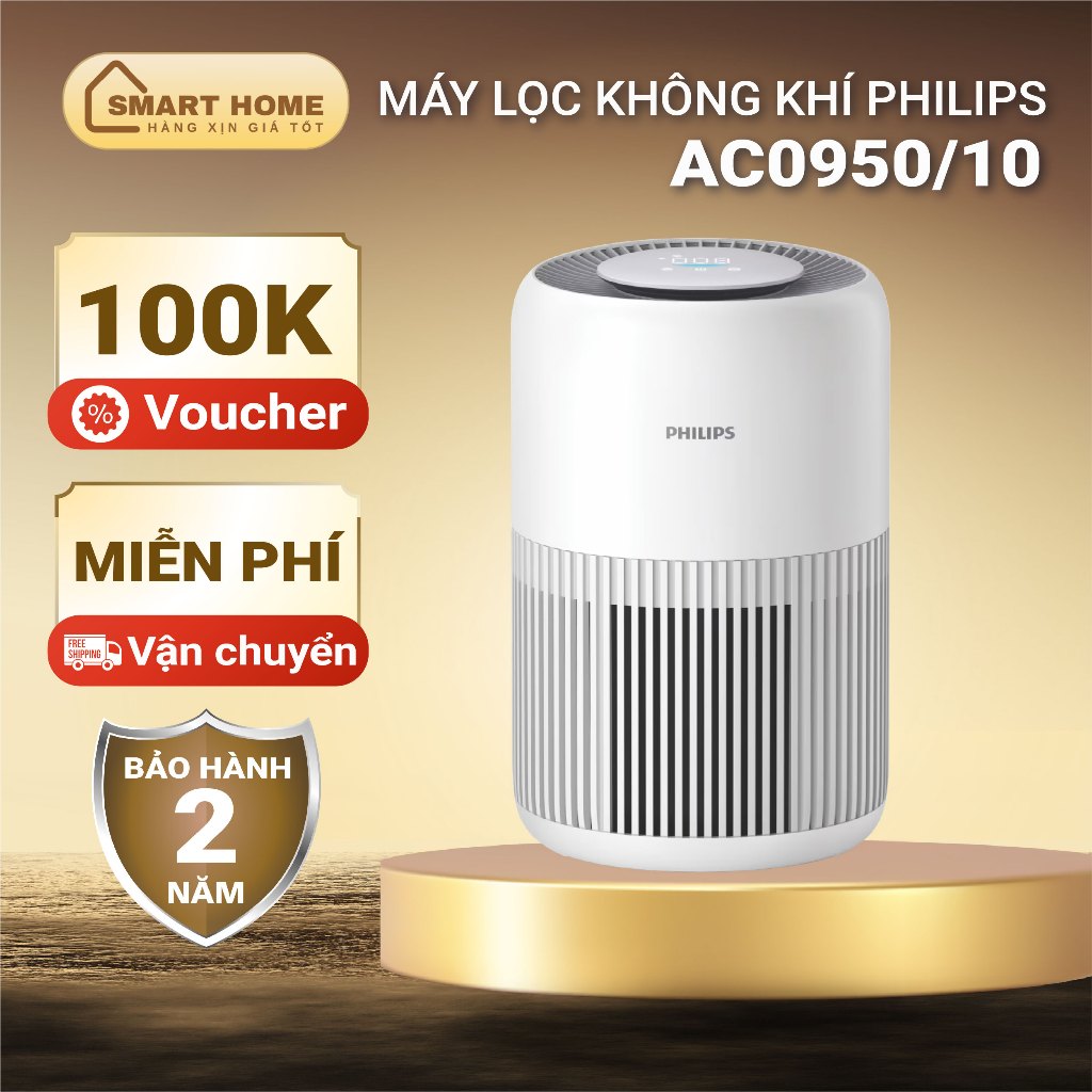 Máy lọc không khí Philips AC0950/10 23W | Hàng chính hãng | Bảo hành 2 năm toàn quốc.