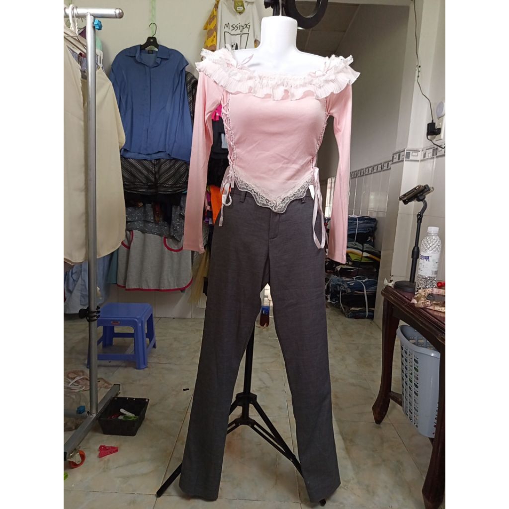 SET ÁO QUẦN 2HAND SIZE S (2) (có shopee video)