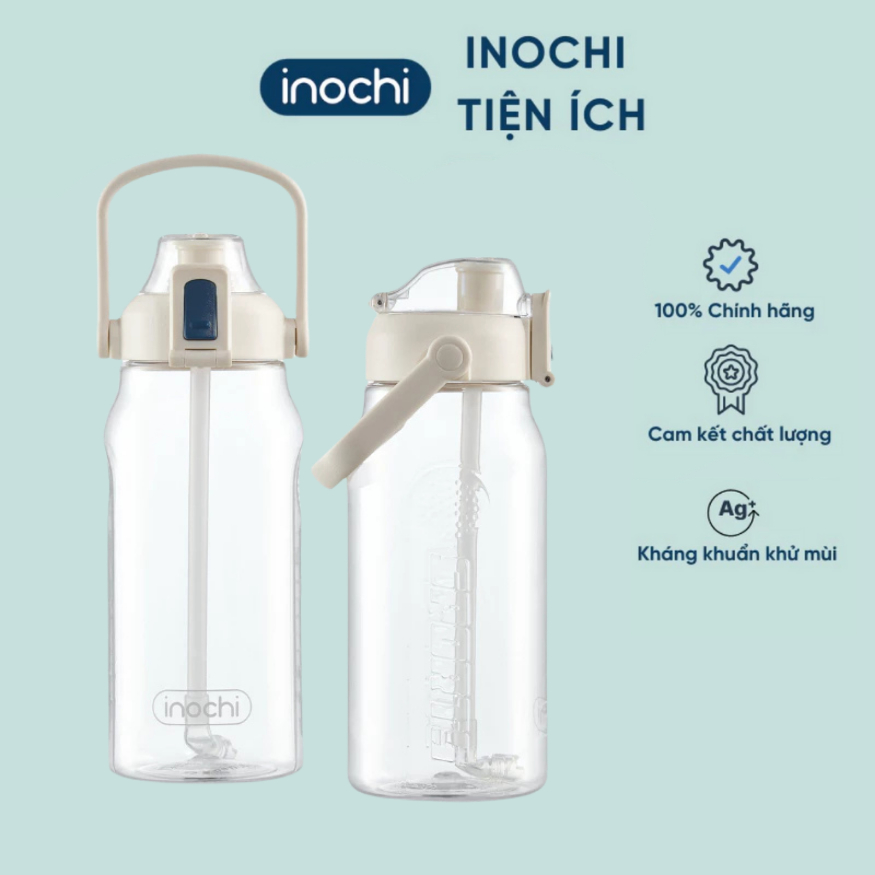 Bình nước có quai cầm thích hợp mang đi làm, đi tập thể dục, tập gym Kita Claus dung tích lớn 1.5L - CHÍNH HÃNG INOCHI