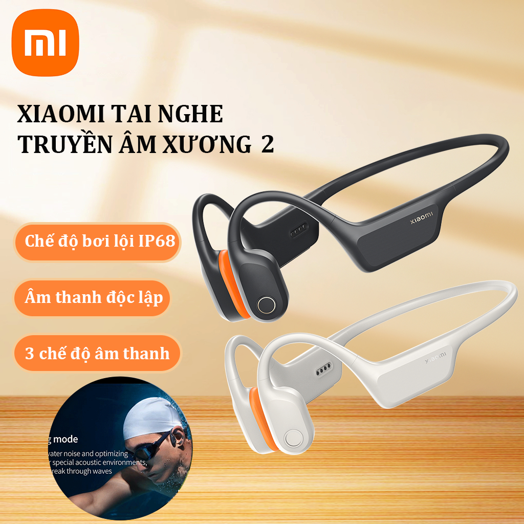 Xiaomi Tai nghe truyền âm xương 2 Chế độ bơi lội IP68 Thích hợp cho ngoài trời, thể thao, văn phòng