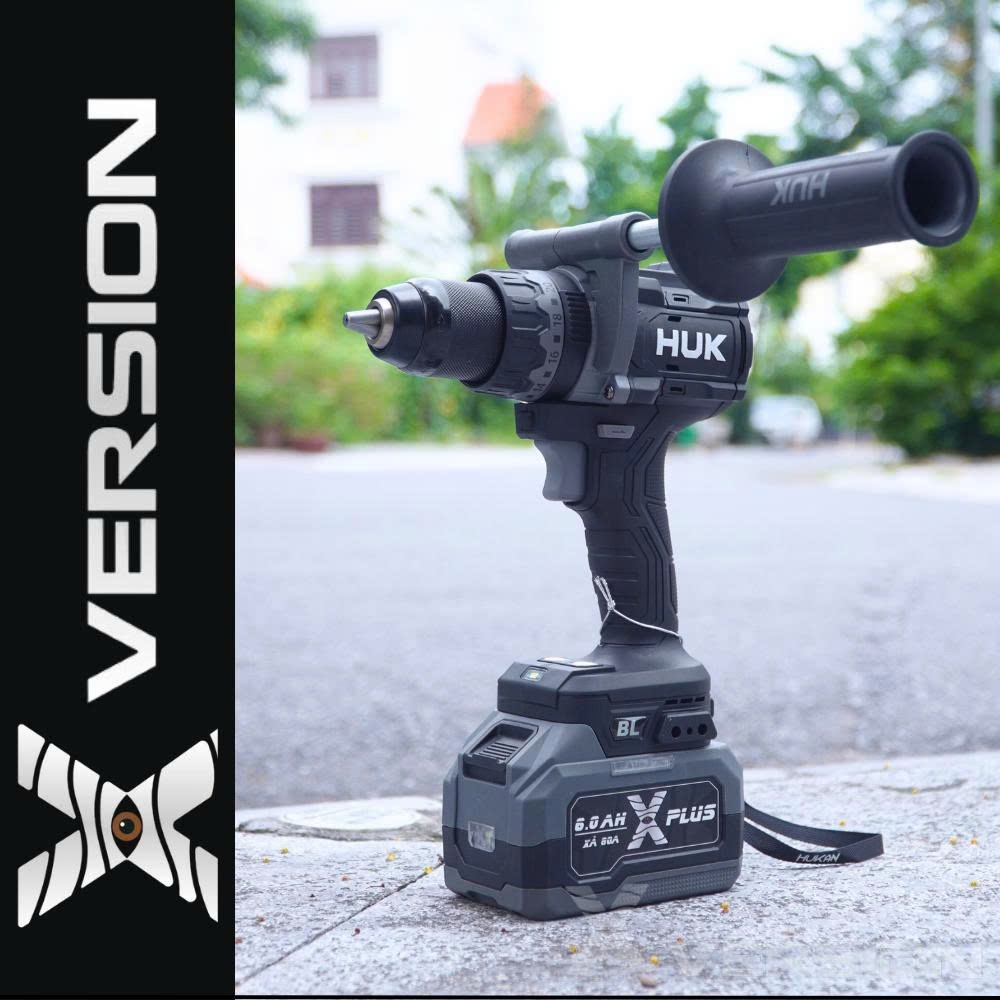 Máy khoan HUKAN - G3 F165PRO, sử dụng chân pin phổ thông - Xversion