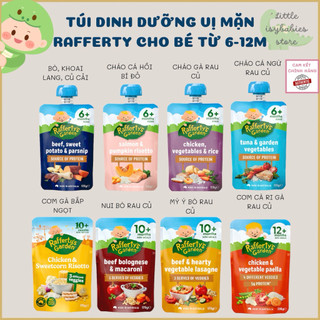 (date mới nhất) CHÁO DINH DƯỠNG SẠCH RAFFERTY'S GARDEN ÚC 120G - VỊ MẶN - CHO BÉ TỪ 6 THÁNG + (Air Úc))