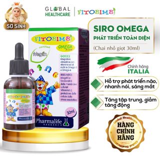 Siro Fitobimbi Omega Junior - Bổ sung Omega 369, DHA, EPA phát triển trí não, mắt cho bé (Chai 30ml)