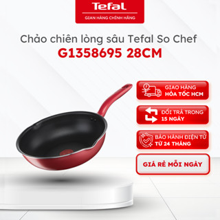 Chảo chiên lòng sâu Tefal So Chef Size 28cm (G1358695) - Bảo hành chính hãng 24 tháng [HOẢ TỐC HCM]