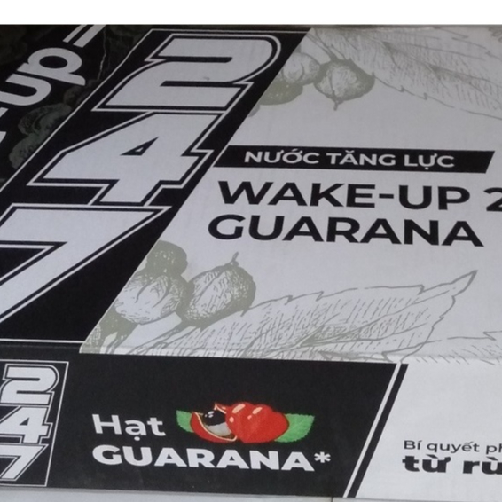 [ Hoả Tốc ] - Thùng 24 Lon -  Nước Tăng Lực Wake-Up 247 Guarana 245ml