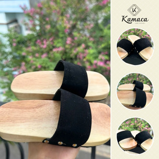  Guốc Mộc quai đen cho Bé Trai Bé Gái diện cùng yếm Trung Thu áo dài Tết - KAMACA 