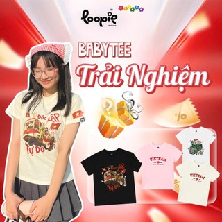 BST Áo Thun Nữ Babytee Trải Nghiệm By Loopie LP85 - Chất Cotton Co Giãn Phong Cách Hàn Quốc Form Rộng Trẻ Trung In Hình 