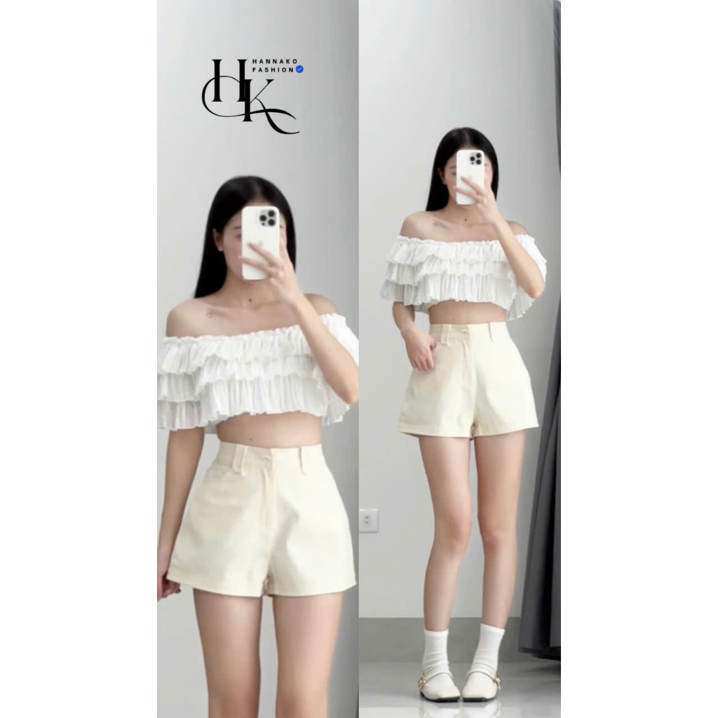 Quần Short Kaki Nữ Joolate Cạp Cao Siêu Hack Dáng 203 | BigBuy360 - bigbuy360.vn