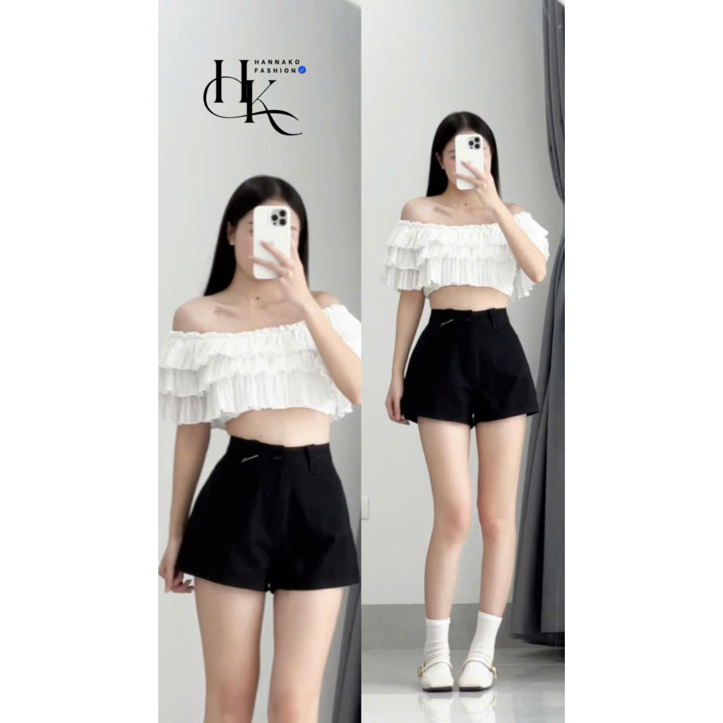 Quần Short Kaki Nữ Joolate Cạp Cao Siêu Hack Dáng 203 | BigBuy360 - bigbuy360.vn