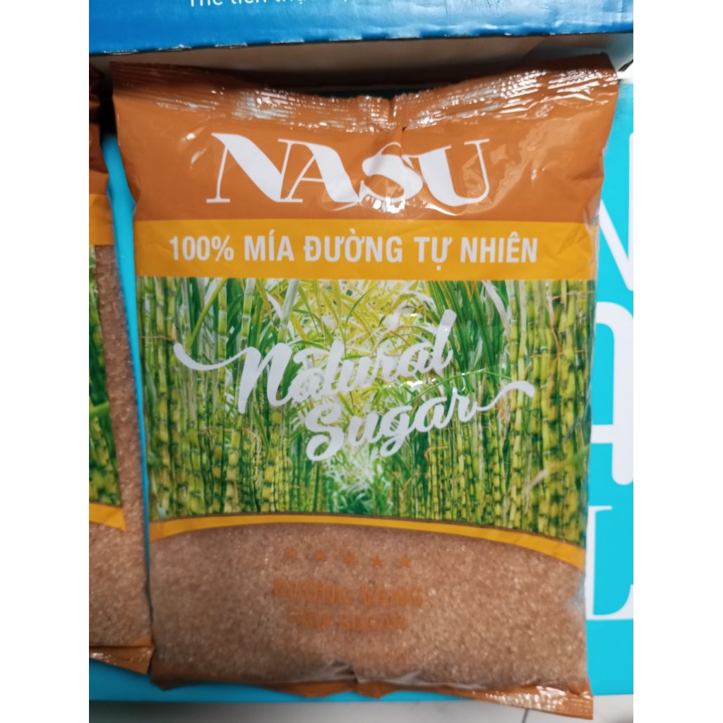 Đường Vàng NASU 1kg – Đường NâuNguyên Chất, Đường Phèn Vàng, Đường ĂnNấu Giá Tốt