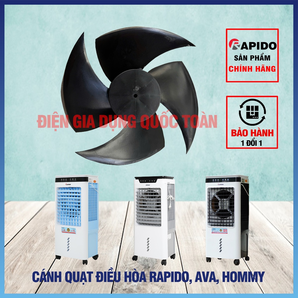 Cánh quạt điều hòa Rapido 6000D, Ava, Hommy