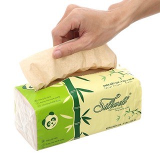  Giấy Rút Silkwell 3 Lớp – 160 Tờ Mềm Mại & Thấm Hút Tối Ưu với Hình Gấu Dễ Thương 