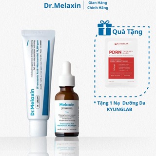 Combo Kem nám TX 50ML , Serum nám TX 30ML Dr Melaxin ,Mờ nám tàn nhang , dưỡng trắng ,giảm thâm sạm