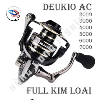  Máy câu cá Deukio AC 2000-7000 cốt kim loại máy câu lure lăng xê 
