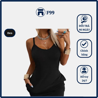  Váy hai dây ôm body có túi Hàng xuất khẩu dư Big size VNXK 084 