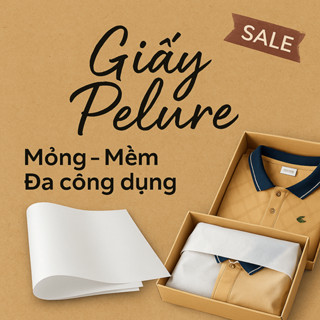 [RẺ VÔ ĐỊCH] 1kg Giấy Pelure Gói Quần Áo, Hoa, Giày, Quà 100-300 Tờ | Trắng/Đen/Đỏ/ Xanh/Nâu Kraft |Size 20x30 -> 70x100