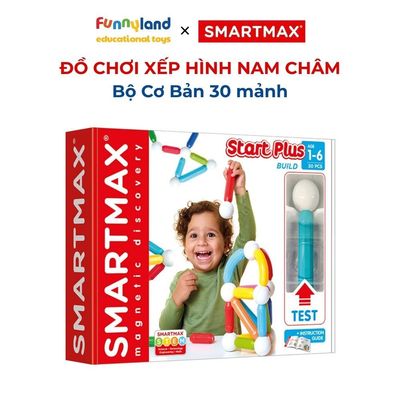 Đồ chơi xếp hình nam châm Bộ Cơ Bản (30 pcs) SmartMax