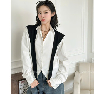 TUBYCATU | Áo sơ mi Layla white shirt (Không kèm khăn len)
