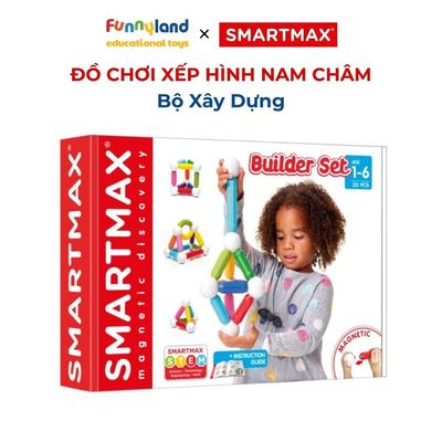 Đồ Chơi xếp hình nam châm Bộ Xây Dựng SmartMax