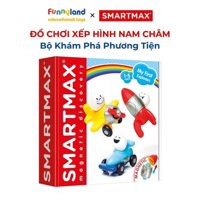Đồ chơi xếp hình nam châm SmartMax Khám Phá Phương Tiện