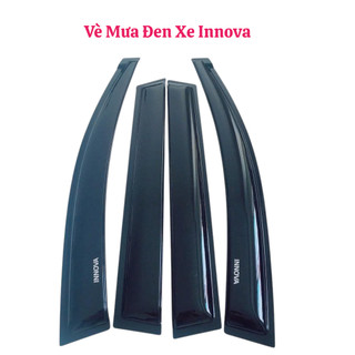 Bộ vè che mưa đen cho xe Innova đời từ 2006 tới 2015