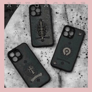 Ốp lưng iphone C. H . DA GẮN LOGO SIÊU CHẤT 7plus/8plus/xs max/11/11promax/12promax/13promax/14promax,Anh ga case