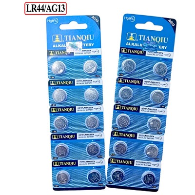 VỈ pin FOURRON AG13 / LR44 / 357A-1,5v cho đồng hồ đeo tay thiết bị điẹn tử kt 11,6 x 5,4mm