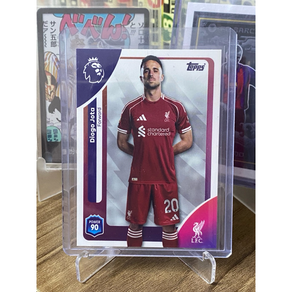Thẻ Cầu Thủ Diogo Jota Topps Premier League 2026 Liverpool #176