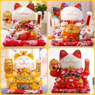 Mèo thần tài vẫy tay 38cm giá tại kho gốm sứ cao cấp chiêu tài tiến lộc quà tặng may mắn