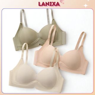 Áo ngực đúc su cao cấp không gọng đệm mút vừa ôm ngực, Áo lót nữ mềm mỏng thoáng mát LANIXA A8002