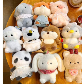  LOẠI 1 Gấu bông mini các loại động vật heo gà cún chim cánh cụt voi cáo chồn gấu trúc thỏ cừu 