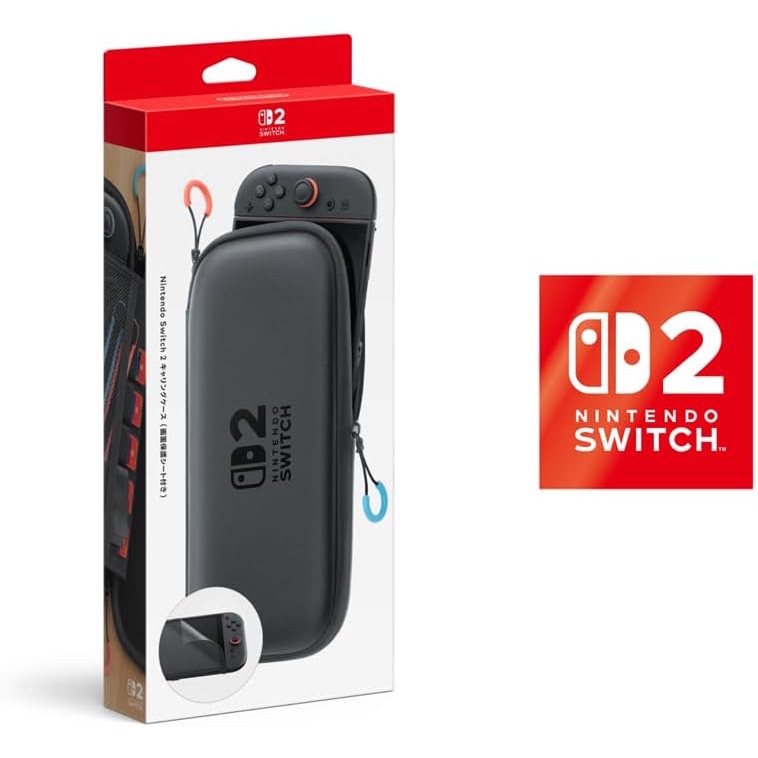 [Genuine Nintendo Product] Nintendo Switch 2 Carrying Case (with Screen Protection Sheet) [Amazon.co