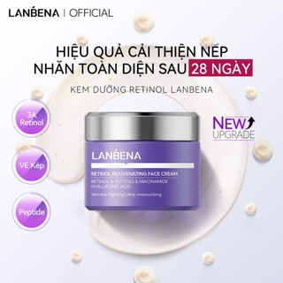 LANBENA Kem dưỡng da mặt Retinol (30g) - Nâng cơ giúp săn chắc da, đều màu da, dưỡng ẩm mịn da, chống lão hóa Skincare