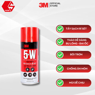  Chai xịt tẩy rửa chống rỉ sét đa năng 3M 5W  5 Way  -  310 gram  