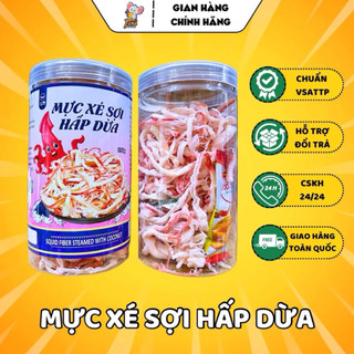 1kg mực hấp dừa ăn liền