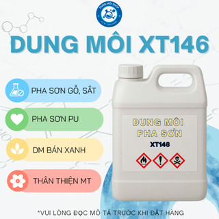 [1L/2L] Dung môi XT146 dùng Pha Sơn Gỗ, Sơn Sắt, Sơn PU Giúp Sơn Mịn, Bóng, Không Vón Cục